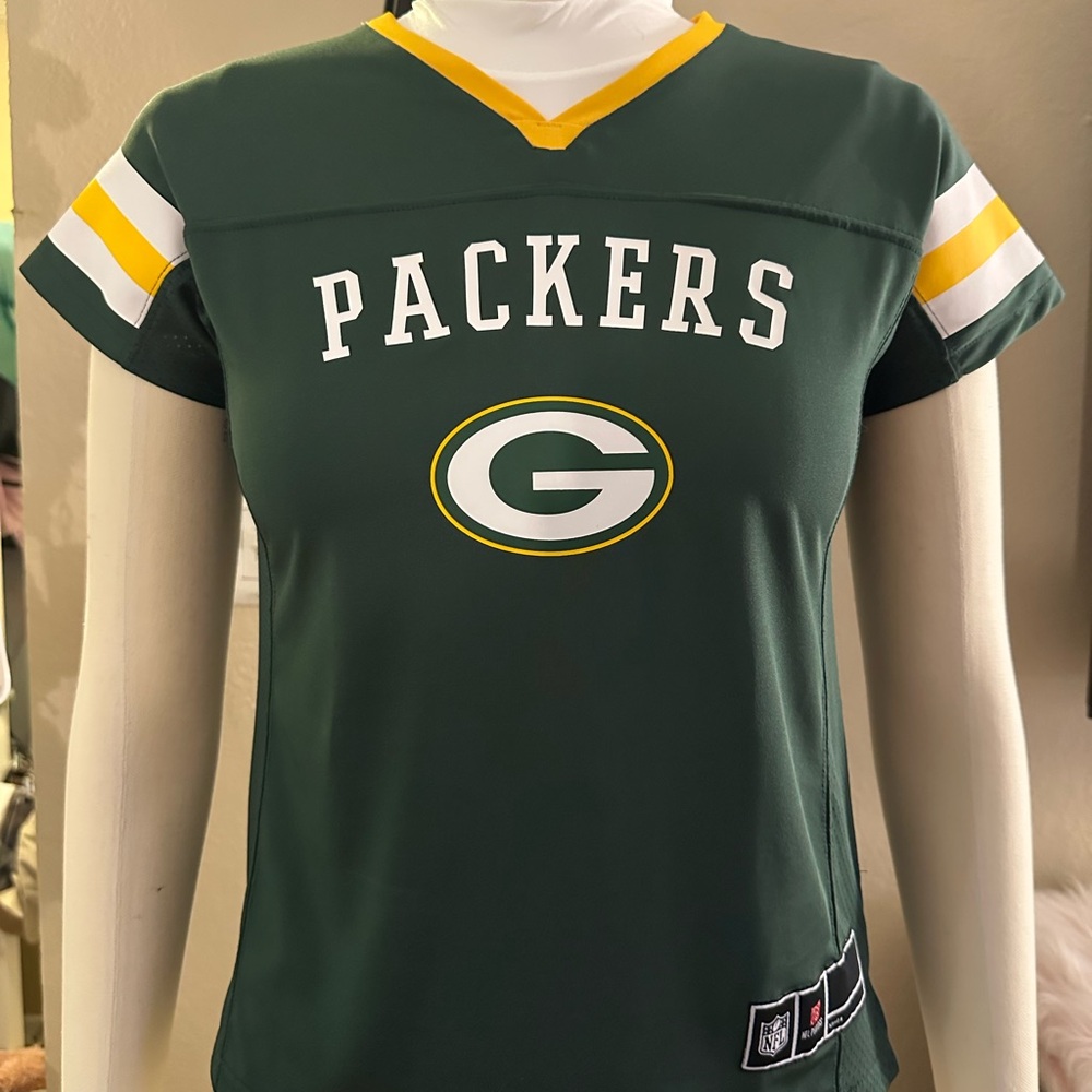 NFL Green Bay Packers Women's Green Jersey - Picture 7 of 7